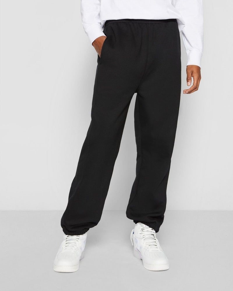 فلاينوف بنطلون جوغر أسود بسحاب جانبي وبقصة فضفاضة - Image 1